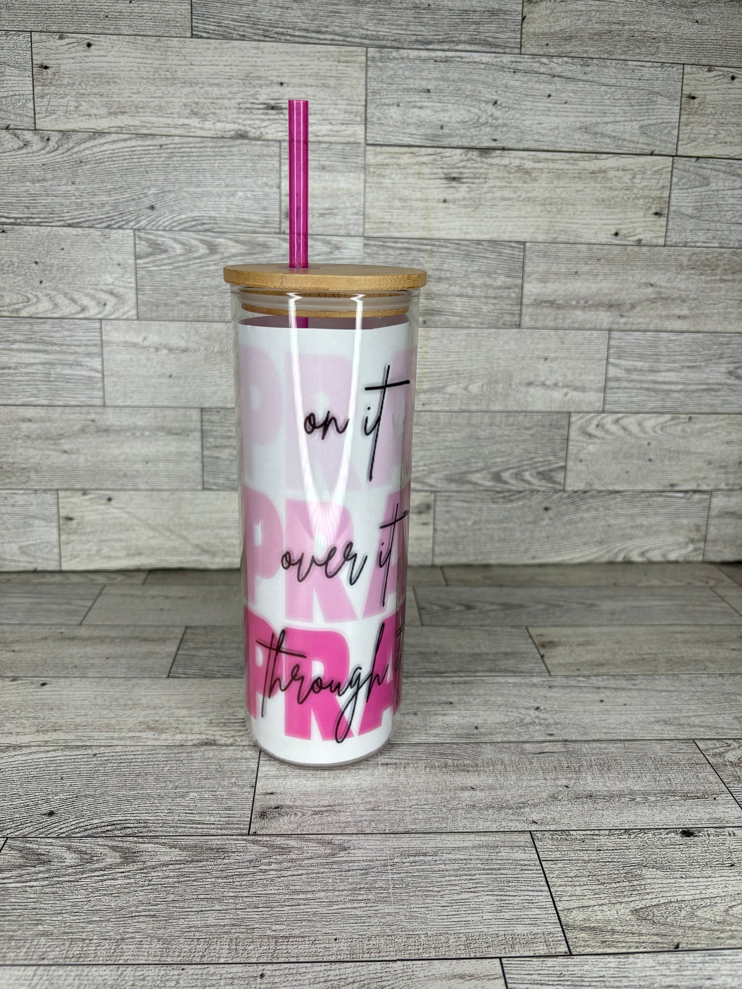 Personalized 25oz Glass Tumbler