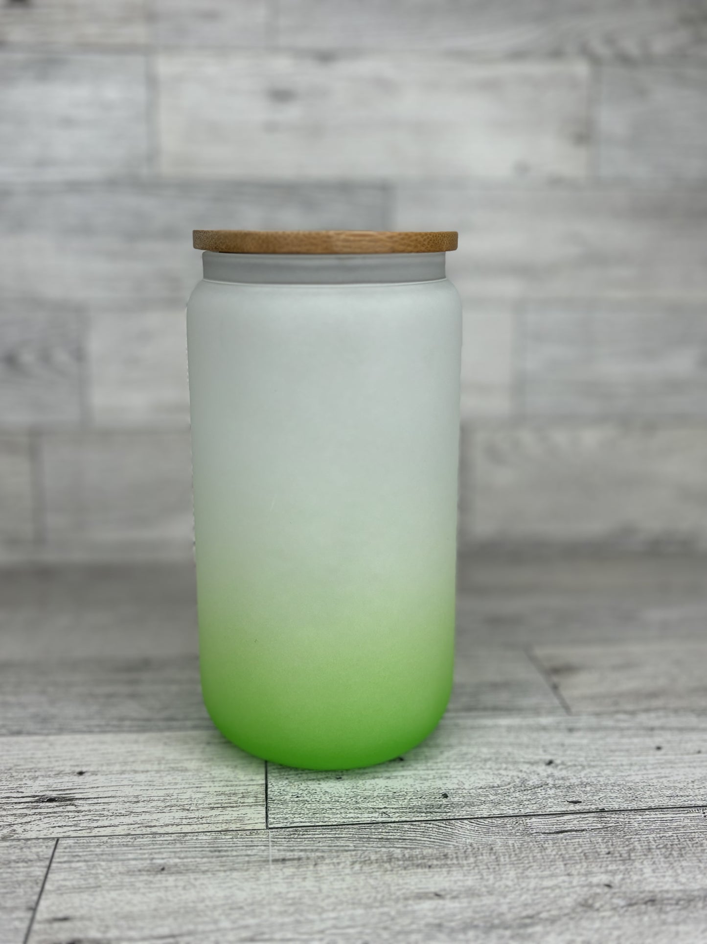 16oz Ombré Colored Glass Tumbler